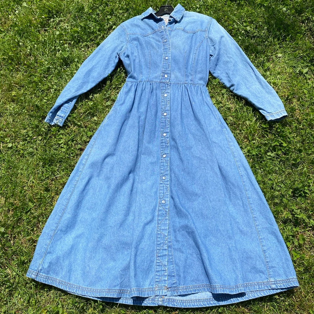 !!GORGEOUS BLUE JEAN DRESS!!